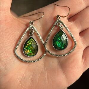 Dichroic Glass Earrings